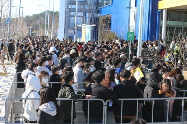 이케아 동부산점 오픈 현장. 연합뉴스