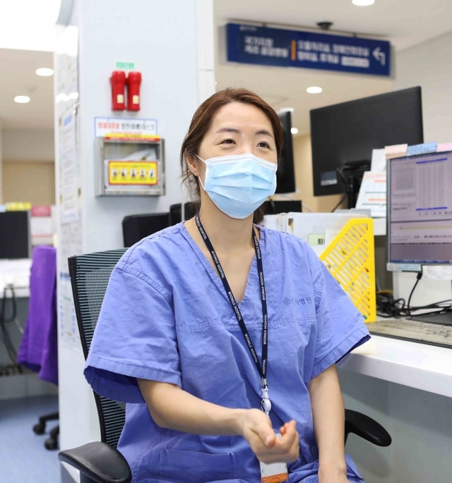 ▲ 명지병원 박미연 팀장(간호사)