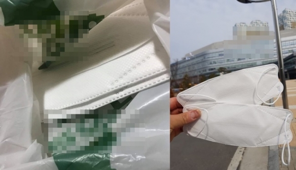 일부 판매처에서 마스크를 소분해 판매하면서 누리꾼들 사이 위생에 대한 우려가 제기되고 있다. '안성 대신 전해드립니다' 페이스북 페이지