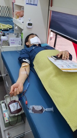 ▲ 군포경찰서 헌혈