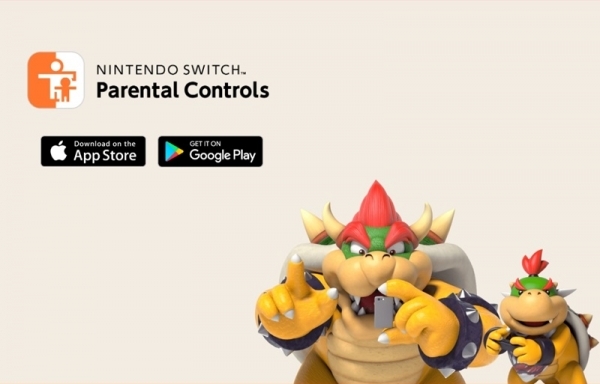 'NiNTENDO SWITCH Parental Controls' 공식 홈페이지