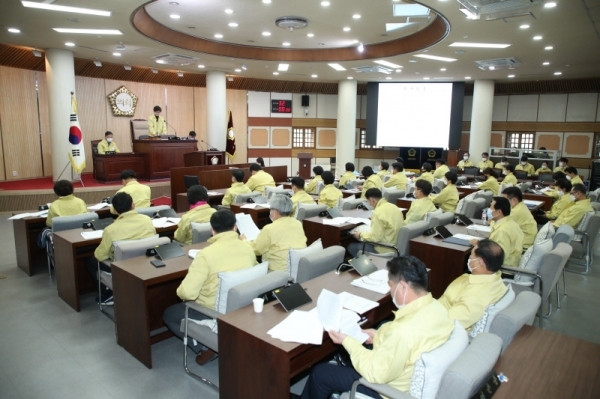 지난 9일 열린 제240회 임시회 1차 본회의 현장.사진=고양시의회