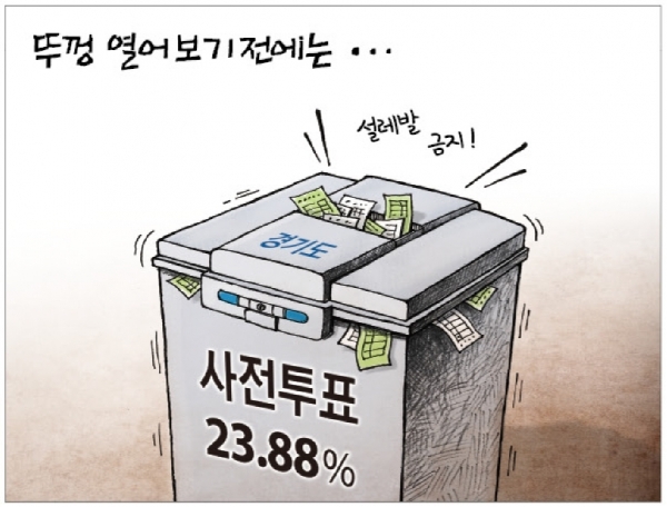 [경기만평] 뚜껑 열어보기 전에는…