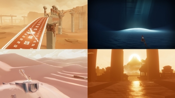 어드벤처 게임 ‘저니(Journey)’가 게임 화면. 스팀 홈페이지 캡처