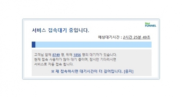 한국조폐공사 온라인 쇼핑몰 접속이 지연되고 있다. 조폐공사 온라인 쇼핑몰 홈페이지