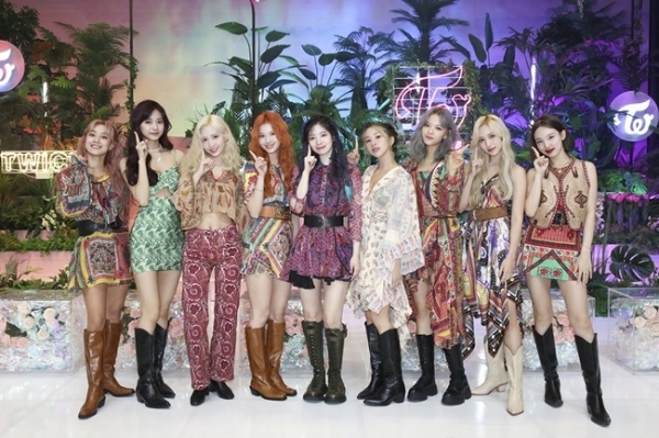 걸그룹 트와이스. JYP엔터테인먼트