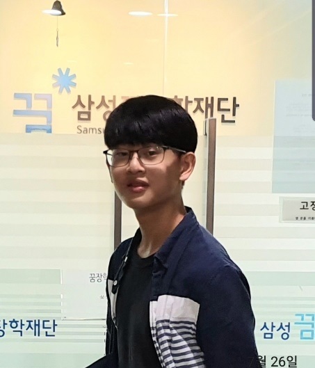 ▲ 광주고 1학년 유재건군.