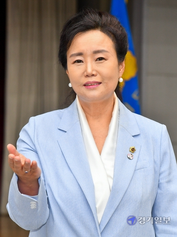 이번 토론회의 좌장을 맡은 정윤경의원. 윤원규 기자