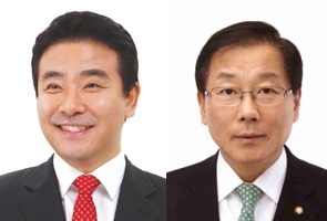 왼쪽부터 박정, 윤후덕 의원