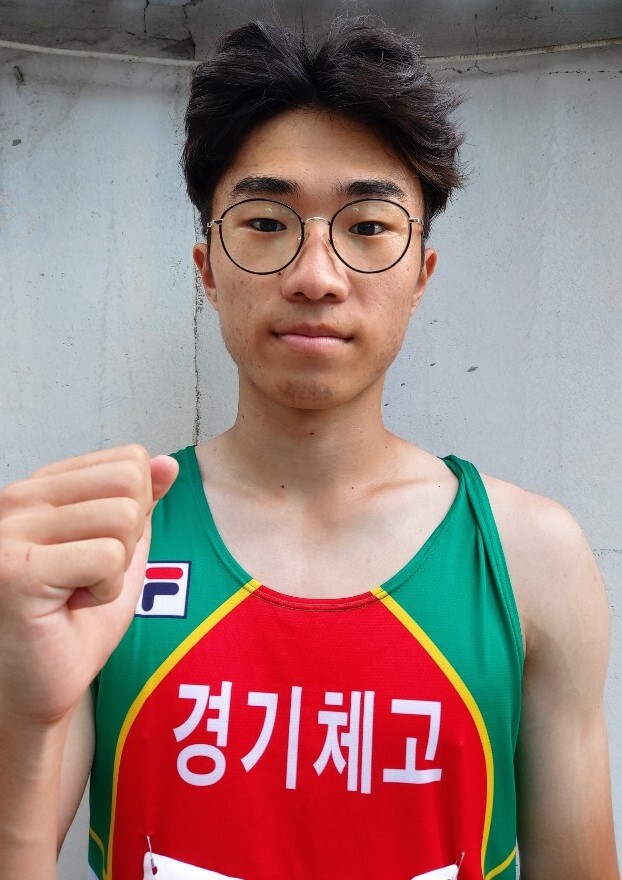 ▲ 남고부 단거리 4관왕 손지 - 경기체고 제공