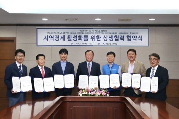 ▲지역경제 활성화를 위한 상생협력 협약식