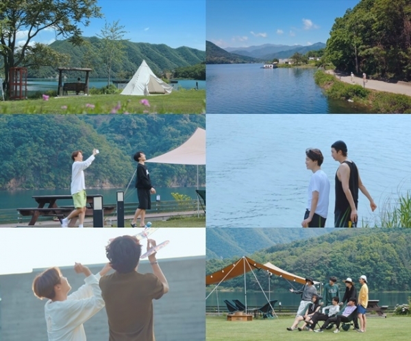 방탄소년단 새 리얼리티 프로그램 '인더숲 BTS편' 두 번째 티저 이미지. 빅히트 엔터테인먼트