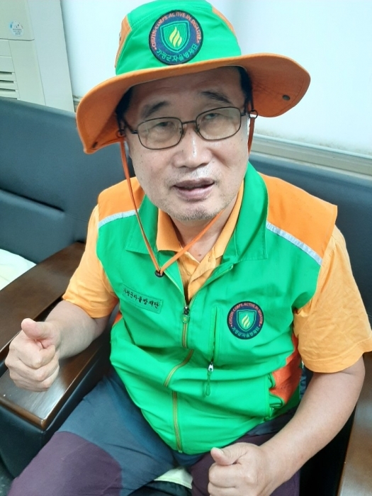 가평군 자율방재단 이수영씨