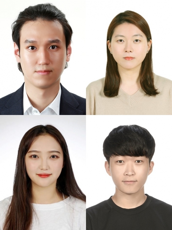 왼쪽 위부터 시계방향으로 마정환 김민지 오지운 김세희
