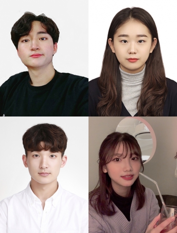 왼쪽 위부터 시계방향으로 권종욱 김정미 박지원 도원석