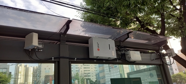 인천시청 앞 애뜰광장에 설치한 공공와이파이 위치 전경<인천시제공><br>