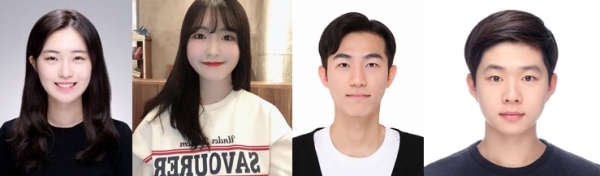 (왼쪽부터) 박수경, 배예진, 김태훈, 류영훈