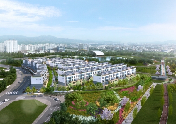 파주 운정 아이파크 더 테라스_메인투시도