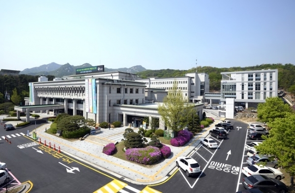 의정부 시청 전경.