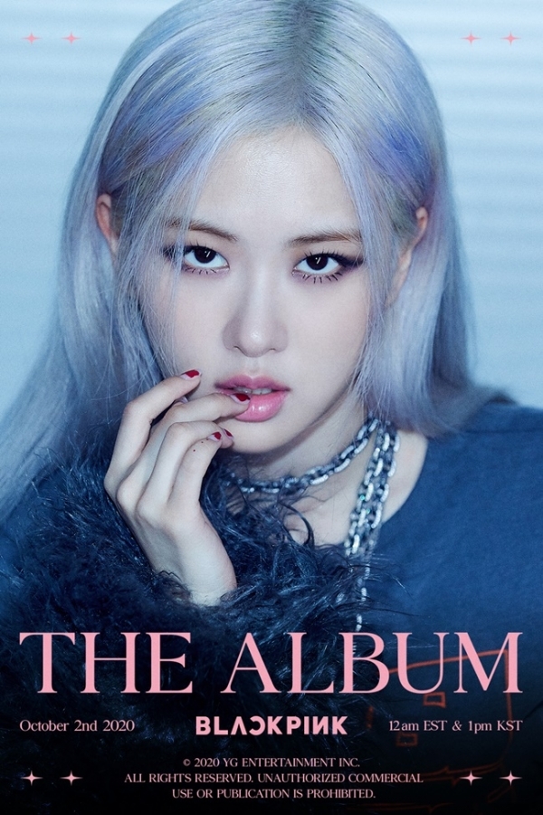 블랙핑크 로제 개인포스터. YG엔터테인먼트