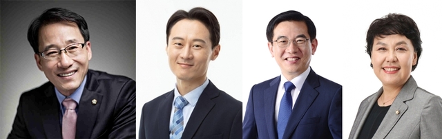 왼쪽부터) 이원욱, 이탄희, 정일영, 정춘숙