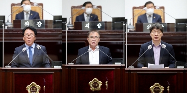 왼쪽부터) 노태손, 민경서, 강원모