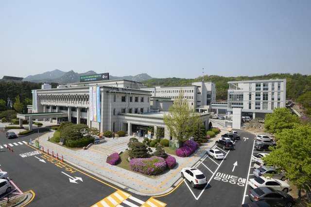 의정부시청사 전경.