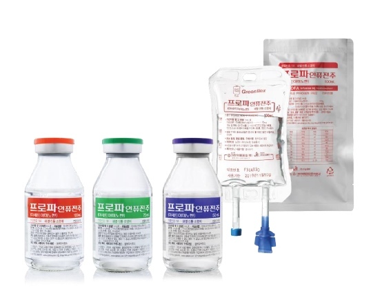 ▲ 프로파인퓨전주. ㈜우성제약 제공