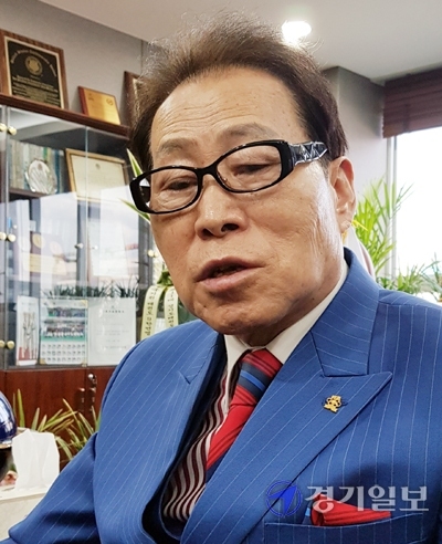 김경덕 경기도태권도협회장. 황선학기자
