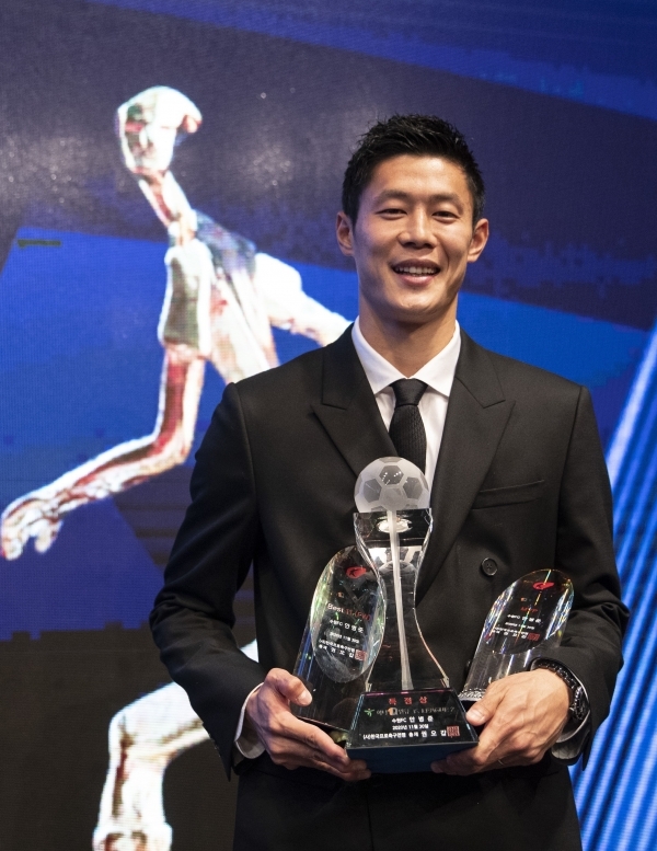 프로축구 K리그2 2020시즌 MVP 안병준. 프로축구연맹 제공