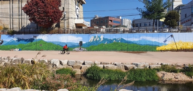 ▲ 백석천 벽화2