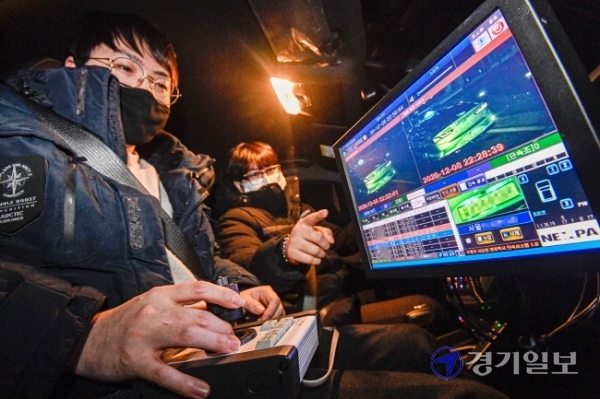 관외차량 불법운행 단속. 사진=조주현기자