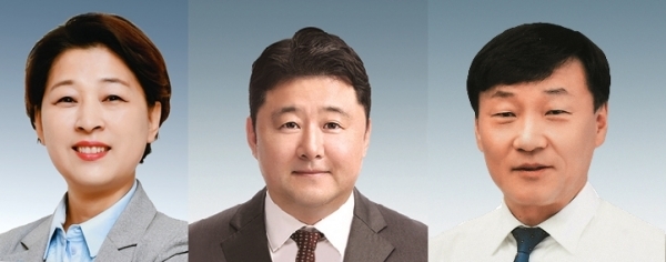 왼쪽부터) 김경희, 김봉균, 남종섭