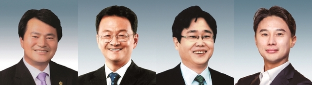 왼쪽부터) 송영만, 민경선, 원용희, 황대호