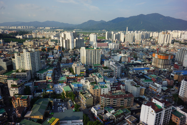 하남시 구도심 신장동 일원.