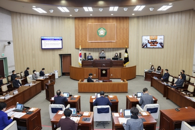 ▲ 제272회 의왕시의회(정례회) 폐회.