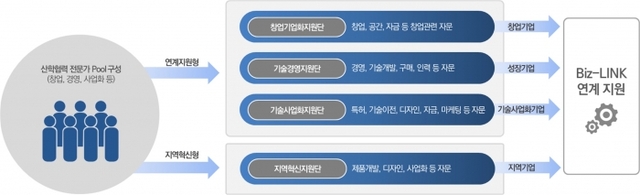 ▲ C-SET+(Customized Support for EnTerprise Plus) 기업유형별 맞춤지원 프로세스.