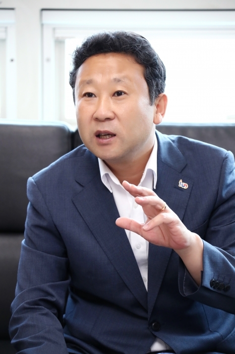 ▲ 장정민 옹진군수 인터뷰사진1