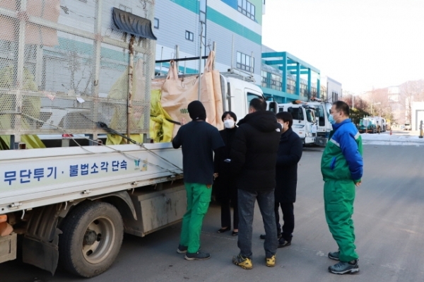 환경미화원 근로현장 방문