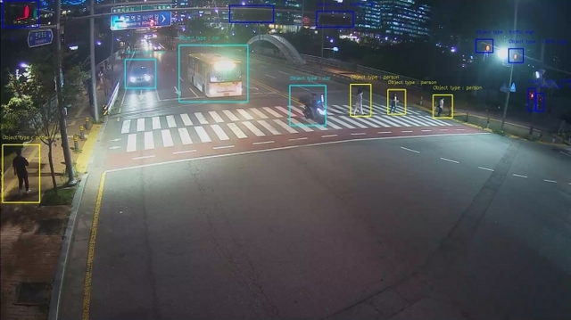 ▲ 무단횡단 영상데이터 이미지.