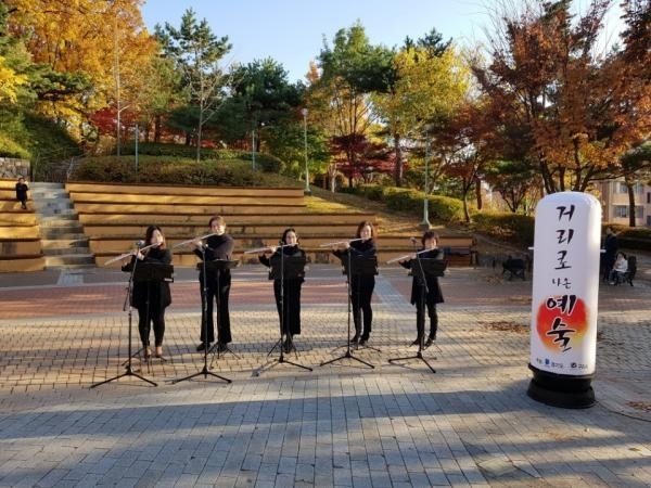 ▲ 구리시, 거리로 나온 예술 활동