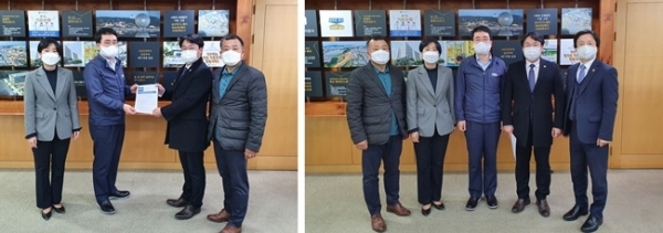 더불어민주당 소속 시 ㆍ도의원들은 최근 GH(경기주택도시공사) 사장을 만나 과천청사 유휴지 개발 등 과천지역 현안에 대해 논의했다.