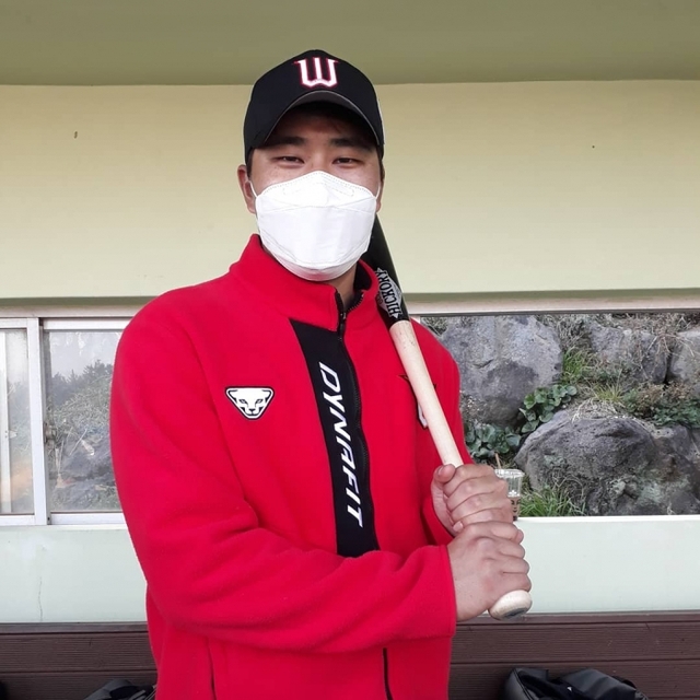 ▲ SK 한유섬. 제주=권재민기자