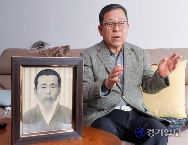 3.1절 특집 심혁성 독립운동가 후손 심현교씨. 사진=장용준기자