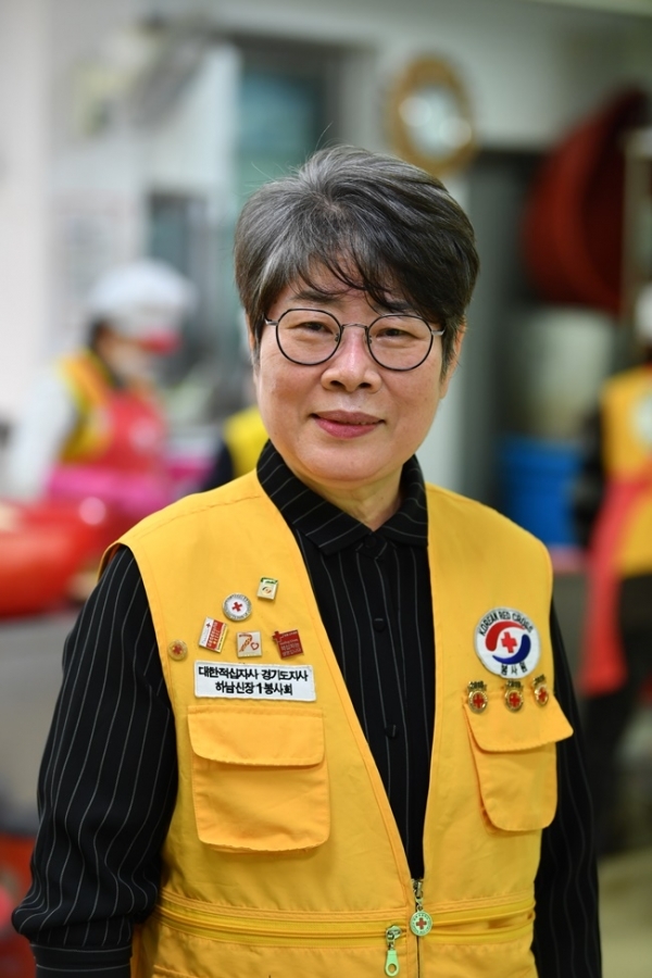 안동분 대한적십자사봉사회 하남지구협의회 회장.