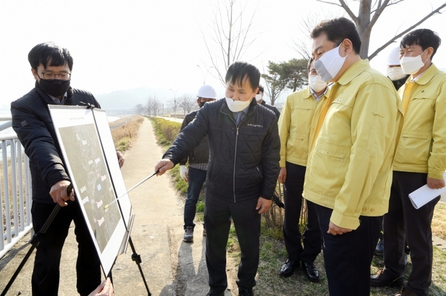 ▲ 재해우려지역 및 방재시설 현장 점검