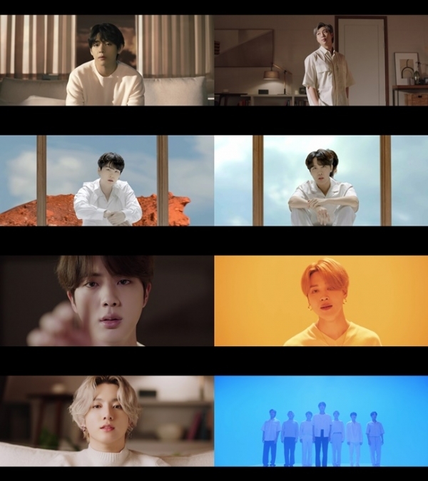 방탄소년단 'Film out' 뮤직비디오 갈무리. 빅히트엔터테인먼트