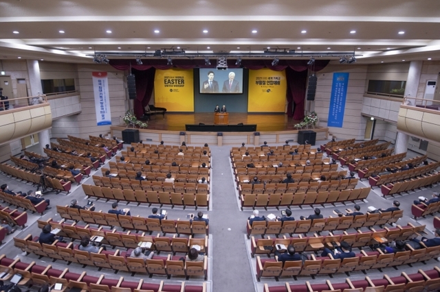 ▲ 4일(일), 기독교지도자연합(CLF)이 주최하는 ‘2021 세계 기독교 부활절 연합예배’가 개최됐다. 사진 기독교지도자연합(CLF)_13