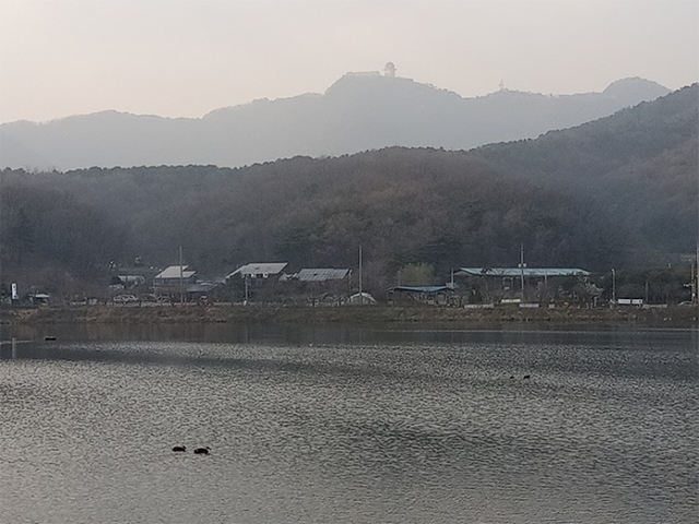 ▲ 갈치저수지에서