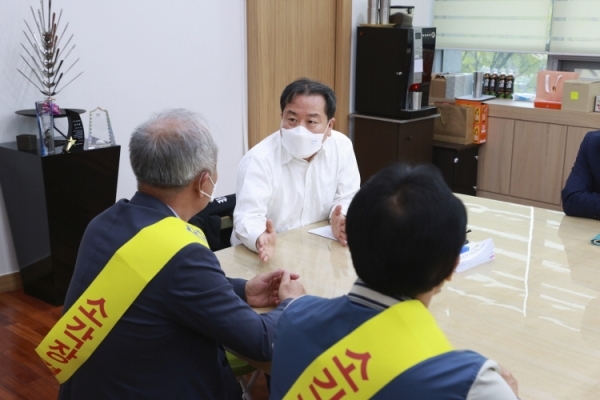 [환경정책과] 남양주시장, 왕숙2지구 소각장 반대위 만나 의견 청취